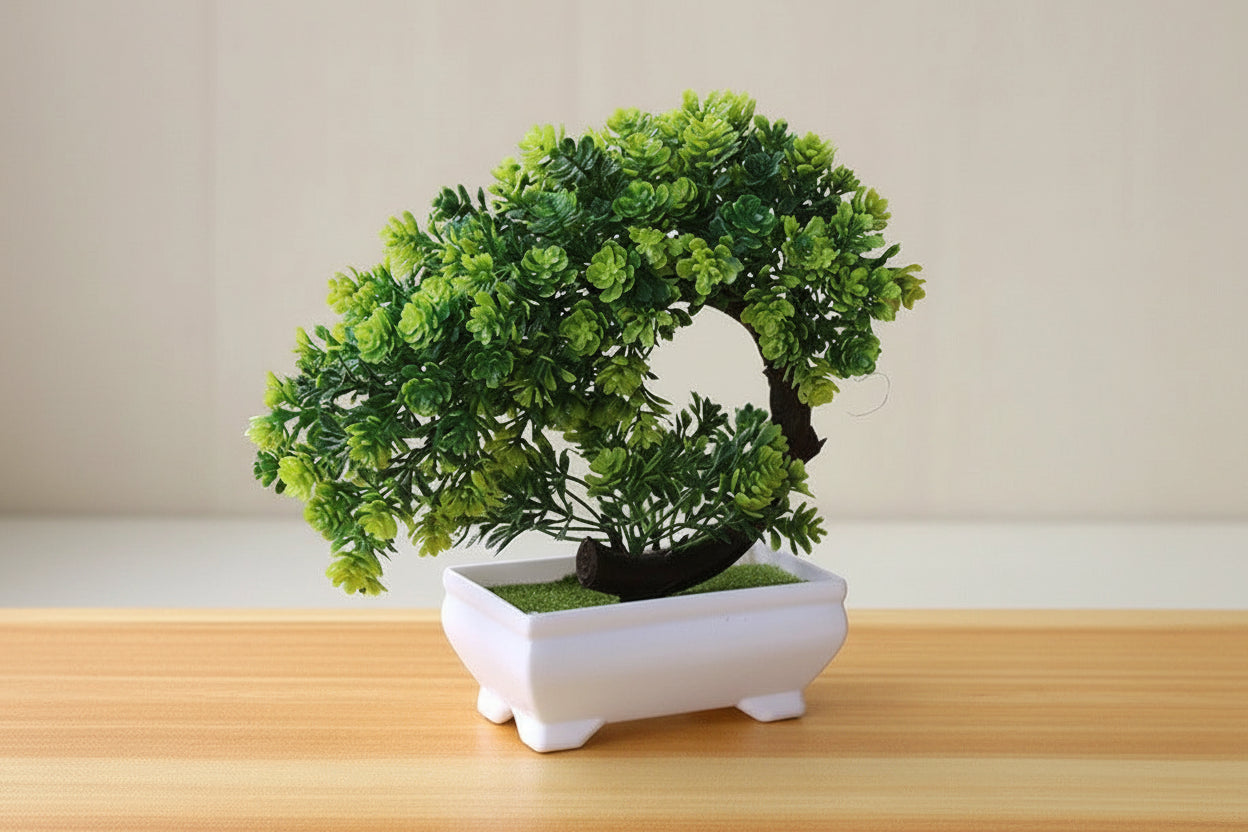 Bonsai artificiel decoratif - Plante artificielle en pot pour la maison