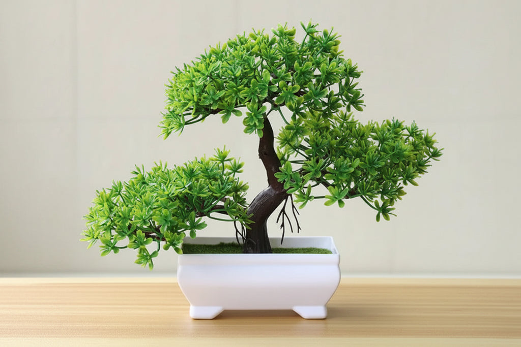 Bonsai artificiel decoratif - Plante artificielle en pot pour la maison