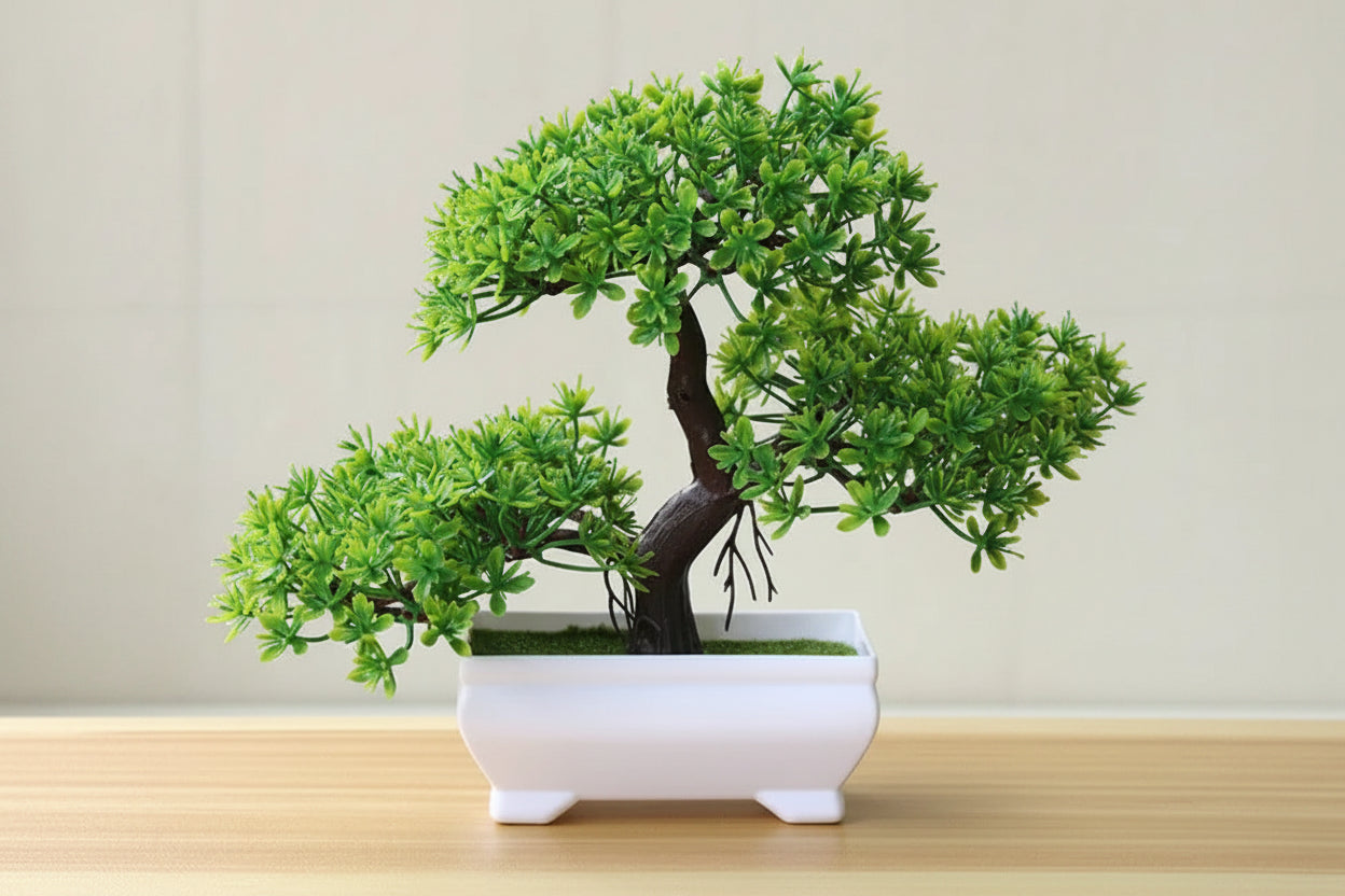 Bonsai artificiel decoratif - Plante artificielle en pot pour la maison