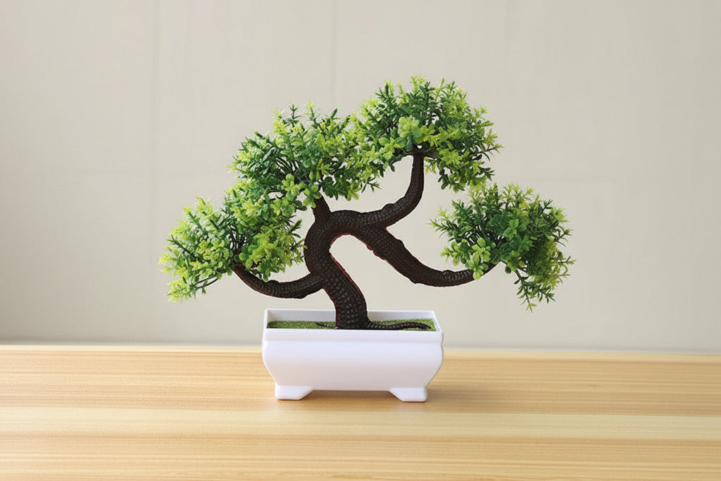 Bonsai artificiel decoratif - Plante artificielle en pot pour la maison