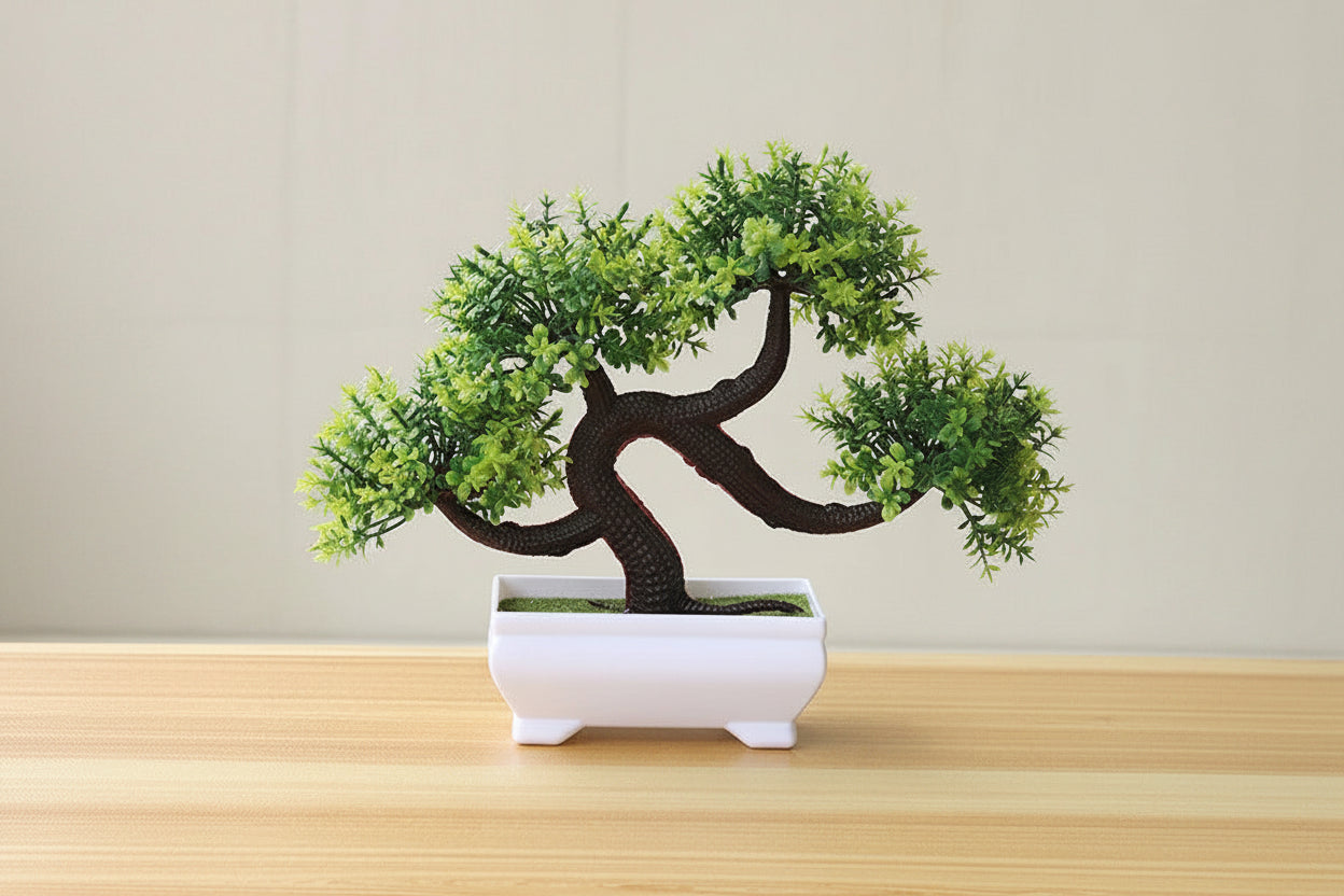 Bonsai artificiel decoratif - Plante artificielle en pot pour la maison