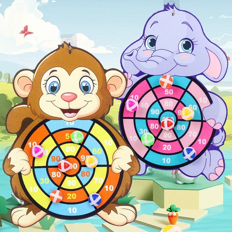 Jeu de cible avec balles collantes pour enfants