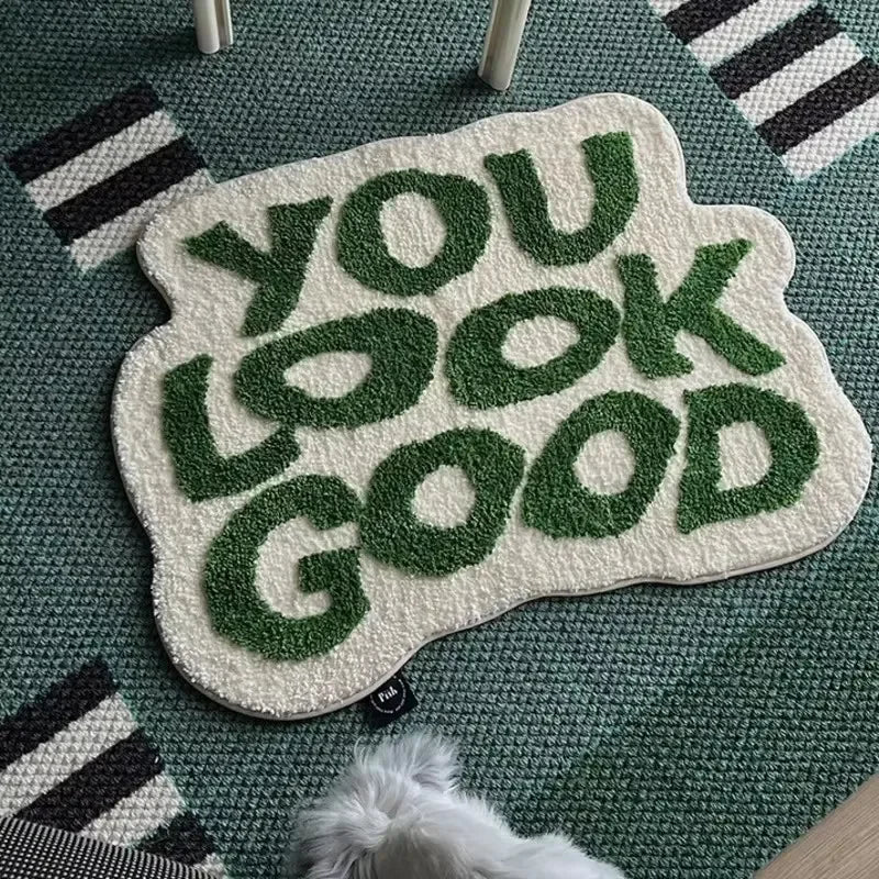 Tapis de Sol Doux Antidérapant – Décor Moderne