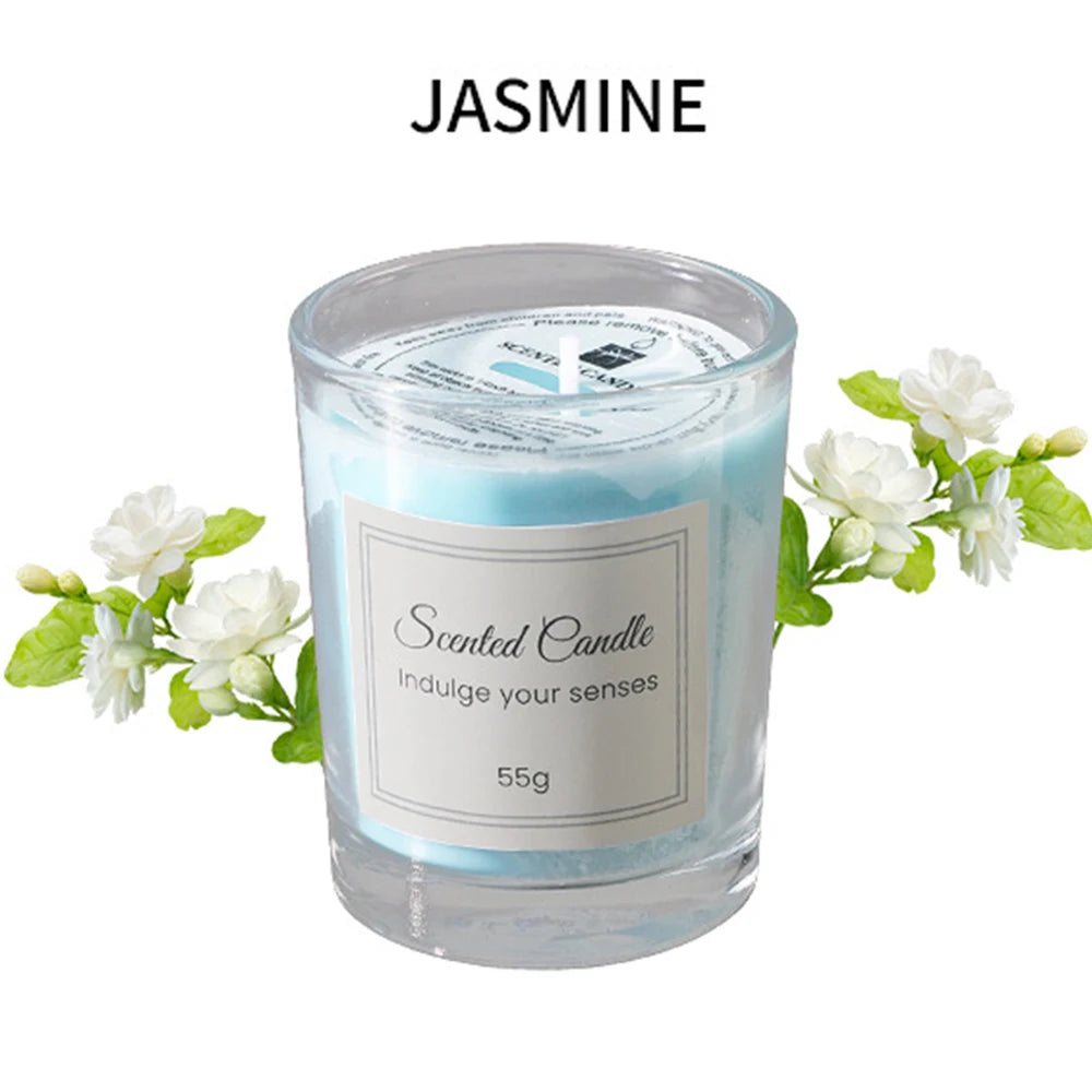 Bougie d'aromatherapie en cire de soja