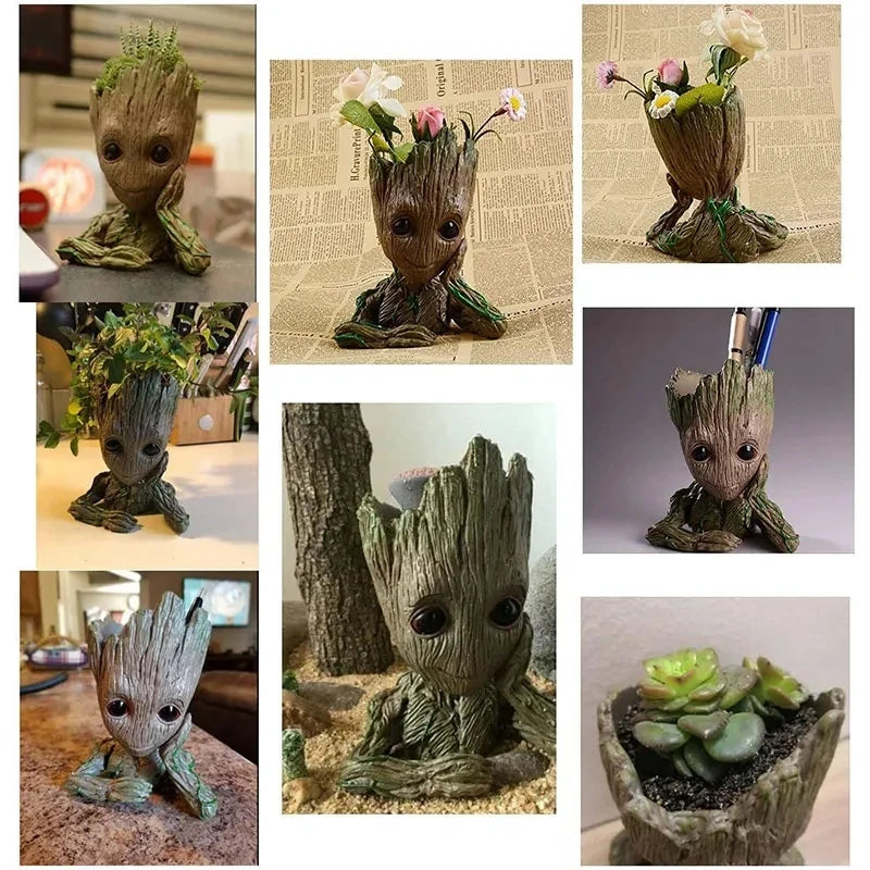 Figurine Groot Décorative – Pot de Fleurs & Ornement Maison