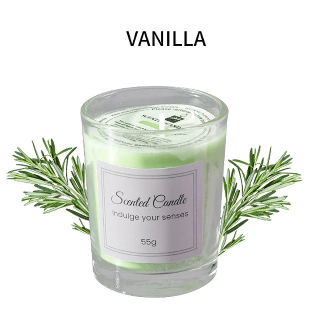 Bougie d'aromatherapie en cire de soja