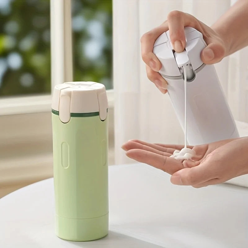 Flacon distributeur 4-en-1 pour voyage