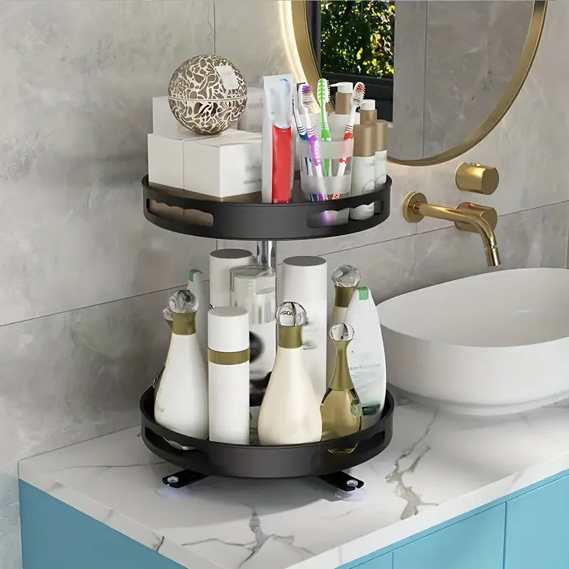Organisateur rotatif 360° - Rangement cuisine, epices et cosmetiques