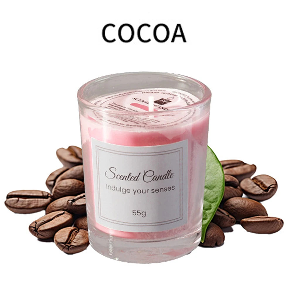 Bougie d'aromatherapie en cire de soja