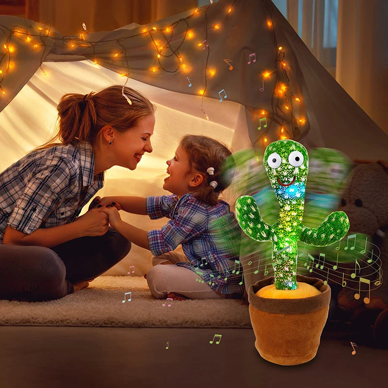 Dancing and Talking Cactus for Kids - Interactive Electronic Plush Toy