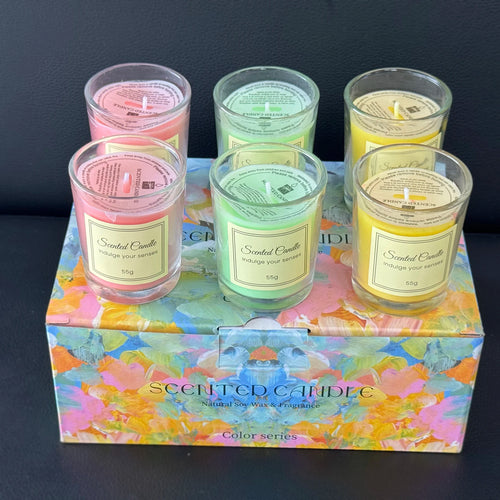Bougie d'aromatherapie en cire de soja