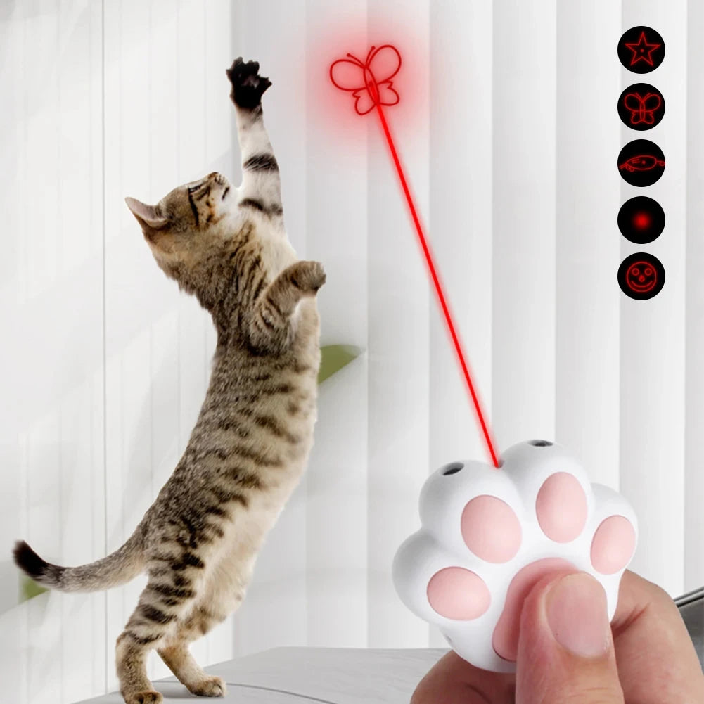 Jouet Laser Rechargeable pour Chat - 5 Motifs