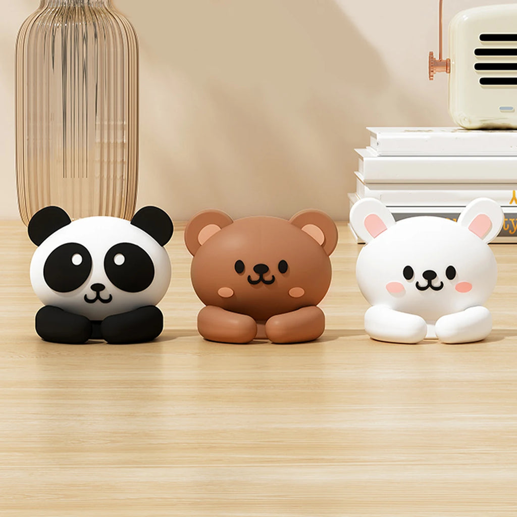 Attache-cables adhesifs animaux mignons - Organisateur de fils bureau