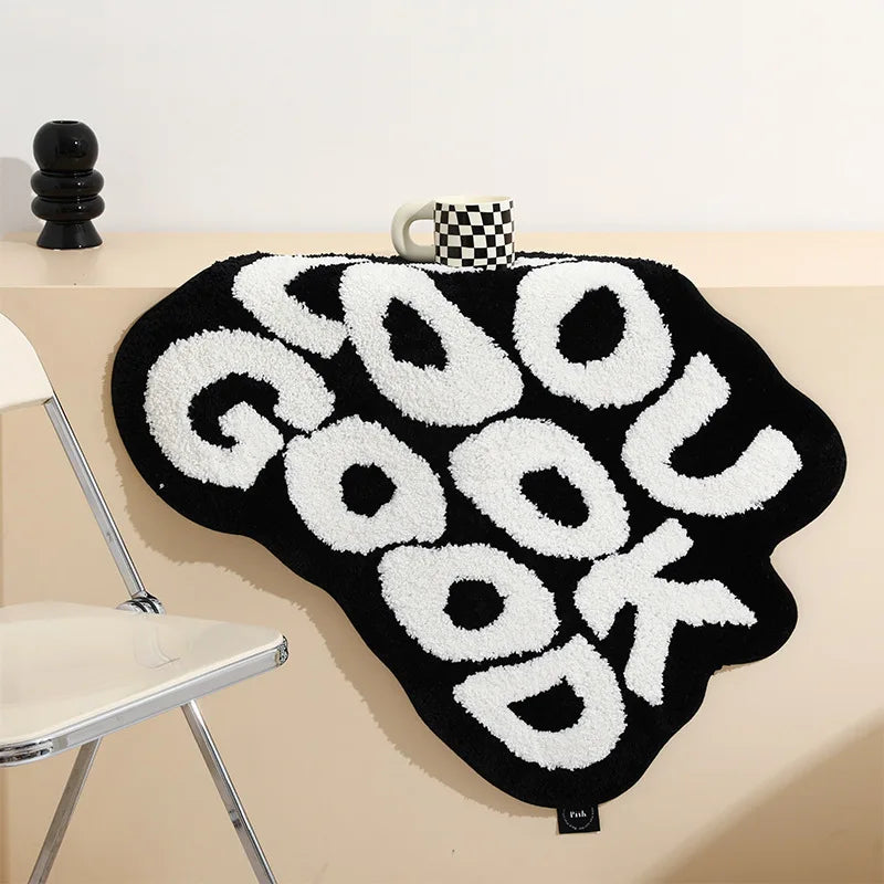 Tapis de Sol Doux Antidérapant – Décor Moderne
