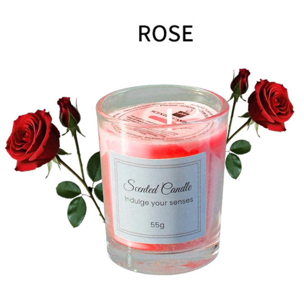 Bougie d'aromatherapie en cire de soja