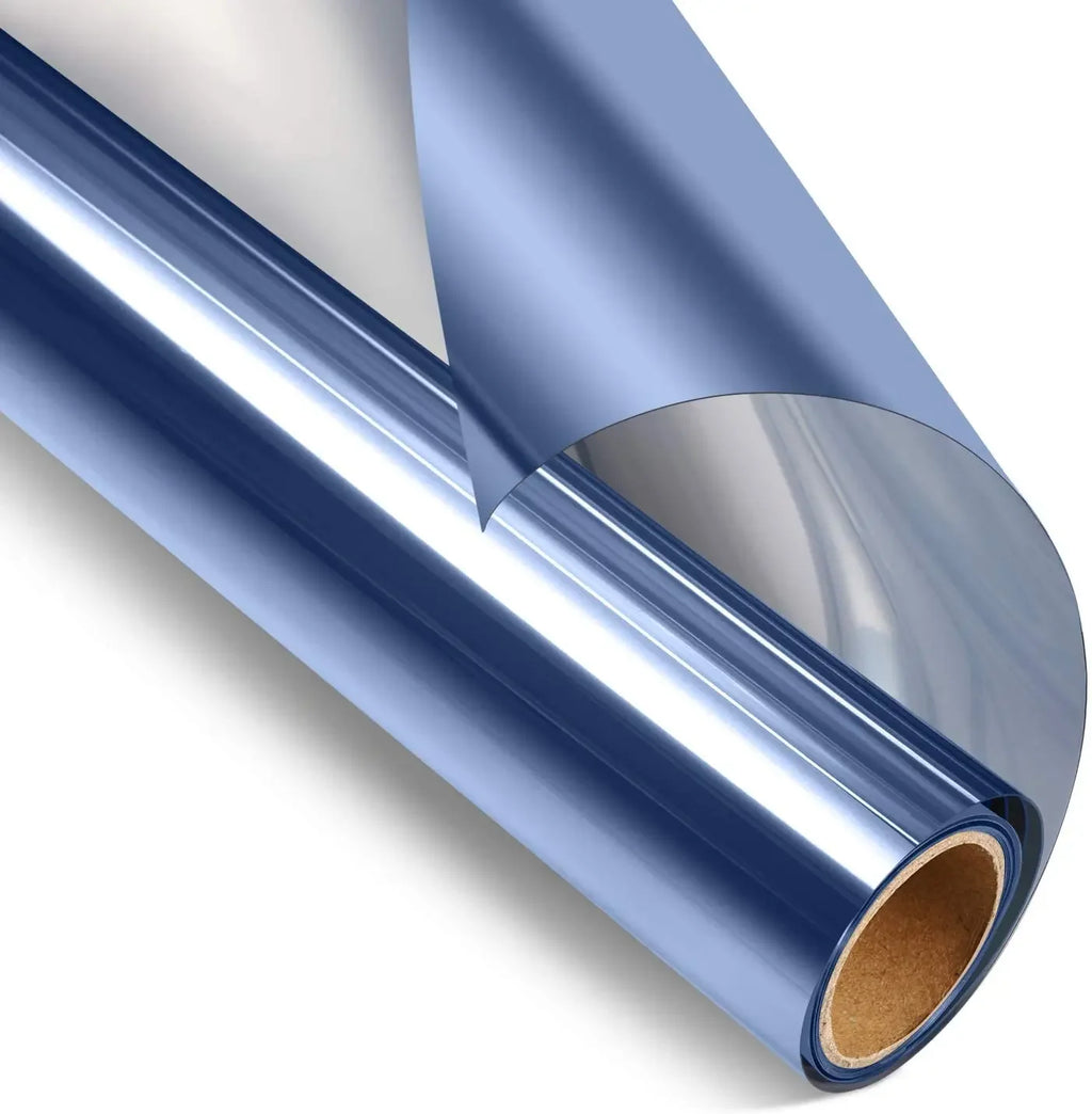 One-way mirror window film - Privacy, thermal insulation and UV protection