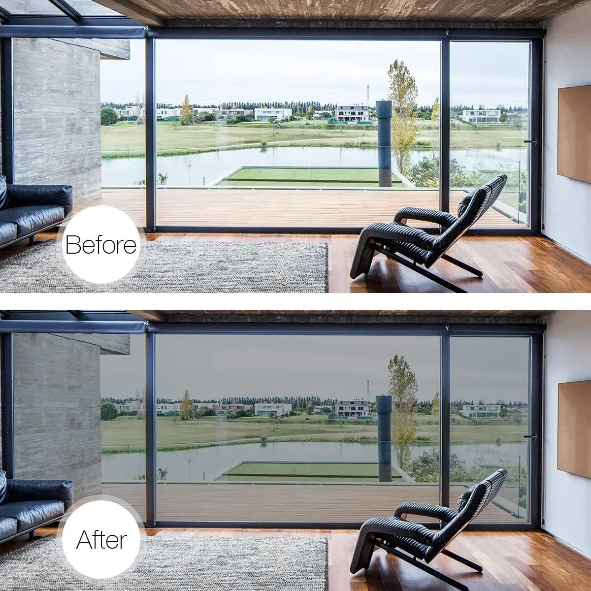 Film miroir sans tain pour fenetre - Intimite, isolation thermique et anti-UV