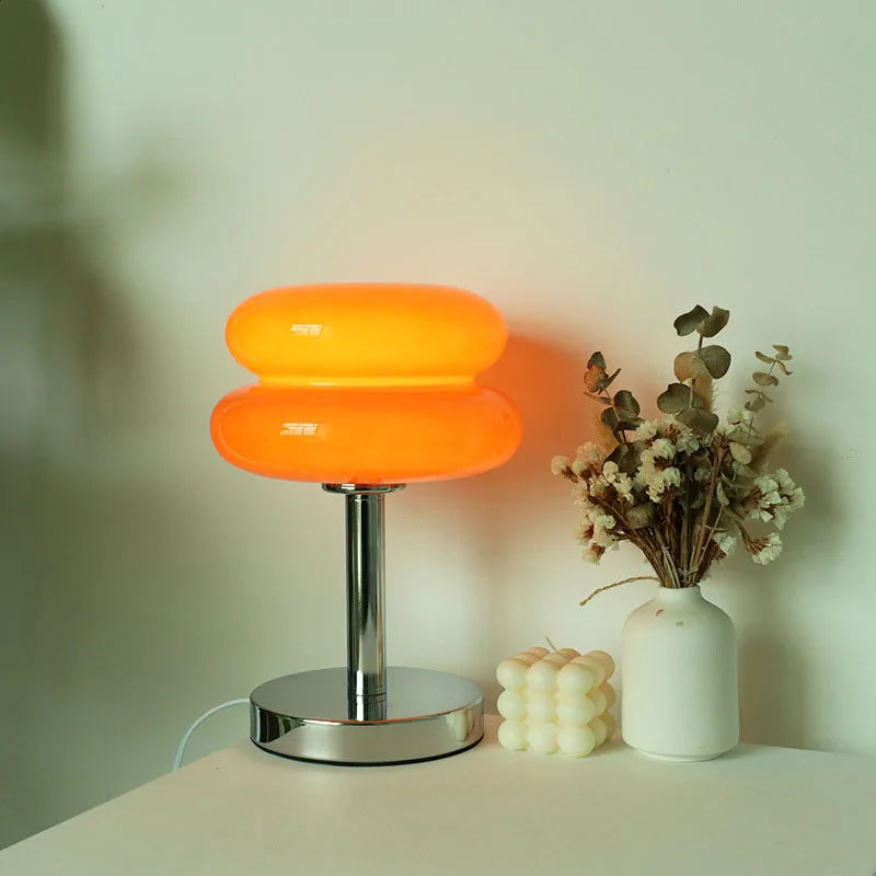 Macaron Style Glass Table Lamp