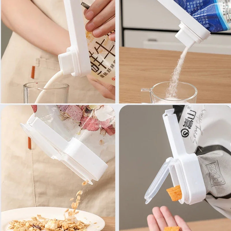 Pinces de fermeture hermetique pour sacs alimentaires