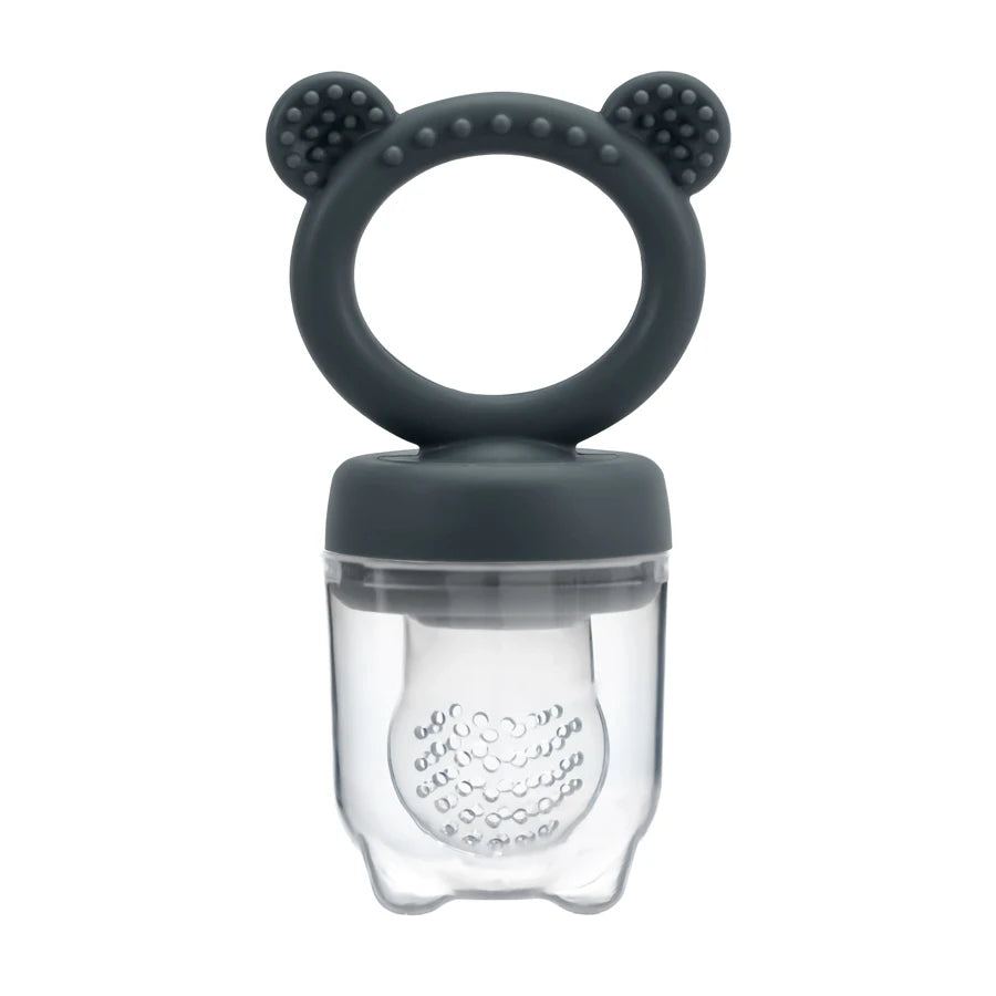 Silicone Baby Teether – Fruit & Vegetable Pacifier with Lid