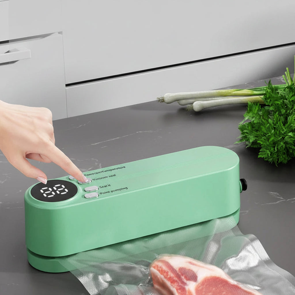 Machine sous vide mini sans fil rechargeable - Conservation alimentaire portable