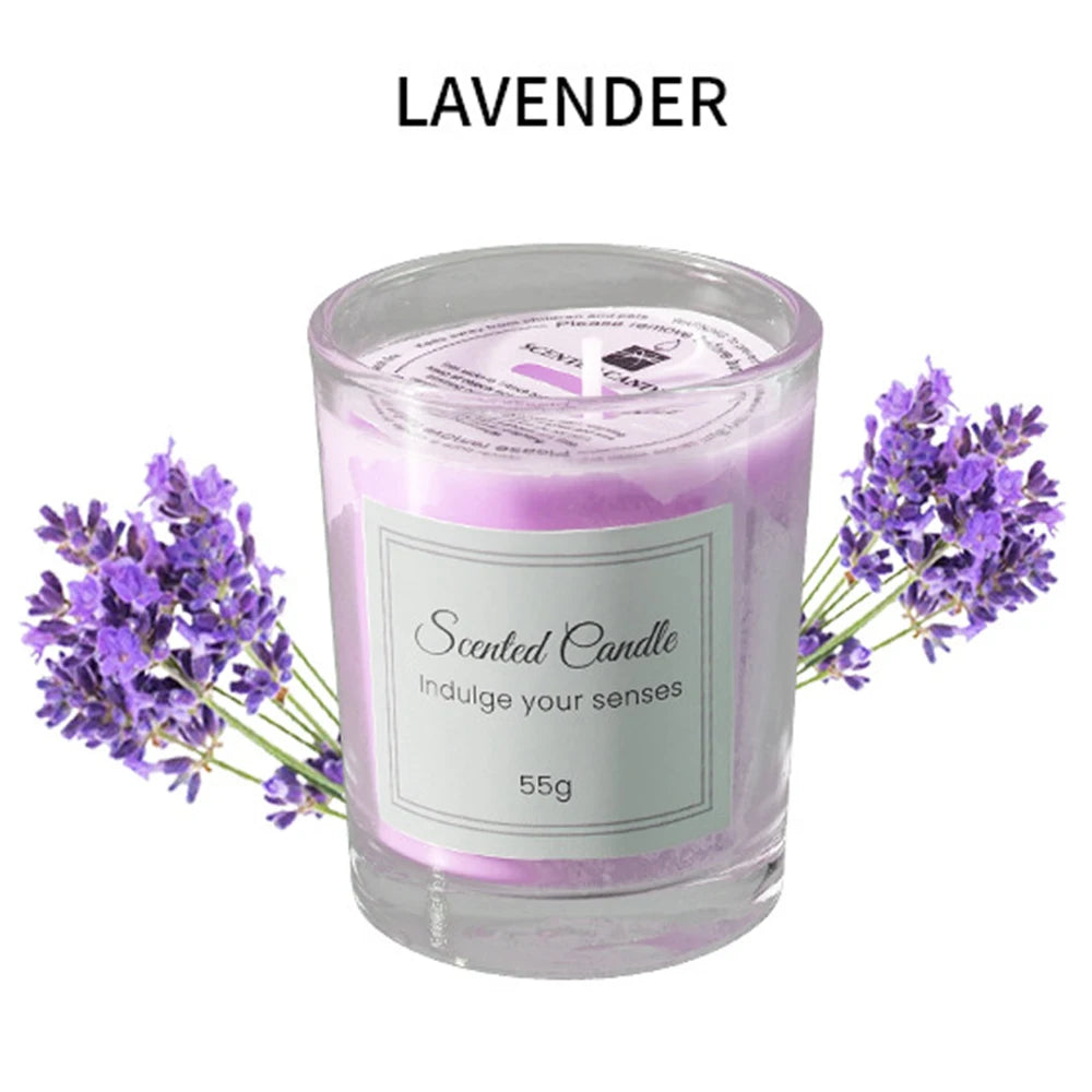 Bougie d'aromatherapie en cire de soja