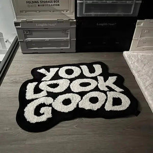 Tapis de Sol Doux Antidérapant – Décor Moderne